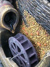 Led Aydınlatmalı Su Değirmenli Dekoratif Şelale 100x75x38cm DW72004 - Dekoratif Danışma Masası thumbnail 5