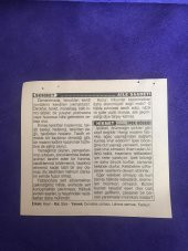 25 Ekim 2001 Takvim Yaprağı - Nostalji Koleksiyonluk Takvim Yaprağı B thumbnail 2