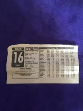 16 Ocak 2007 Takvim Yaprağı - Nostalji Koleksiyonluk Takvim Yaprağı B thumbnail 1