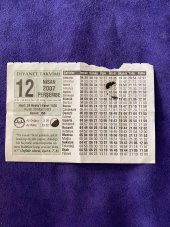 12 Nisan 2007 Takvim Yaprağı - Nostalji Koleksiyonluk Takvim Yaprağı thumbnail 1