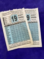 19 Şubat 2006 Takvim Yaprağı - Nostalji Koleksiyonluk Takvim Yaprağı thumbnail 3