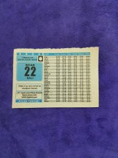 22 Ocak 2008 Takvim Yaprağı - Nostaljik Koleksiyonluk Takvim Yaprağı A - 1