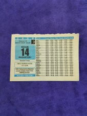 14 Ocak 2008 Takvim Yaprağı - Nostaljik Koleksiyonluk Takvim Yaprağı A thumbnail 1