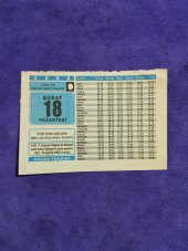 18 Şubat 2008 Takvim Yaprağı - Nostaljik Koleksiyonluk Takvim Yaprağı thumbnail 1