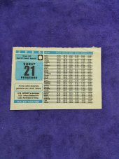 21 Şubat 2008 Takvim Yaprağı - Nostaljik Koleksiyonluk Takvim Yaprağı thumbnail 1