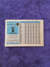 6 Mart 2008 Takvim Yaprağı - Nostaljik Koleksiyonluk Takvim Yaprağı thumbnail 1