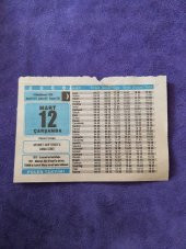 12 Mart 2008 Takvim Yaprağı - Nostaljik Koleksiyonluk Takvim Yaprağı thumbnail 1