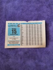 15 Mart 2008 Takvim Yaprağı - Nostaljik Koleksiyonluk Takvim Yaprağı thumbnail 1