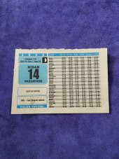 14 Nisan 2008 Takvim Yaprağı - Nostaljik Koleksiyonluk Takvim Yaprağı thumbnail 1