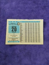 20 Nisan 2008 Takvim Yaprağı - Nostaljik Koleksiyonluk Takvim Yaprağı thumbnail 1