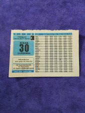 30 Nisan 2008 Takvim Yaprağı - Nostaljik Koleksiyonluk Takvim Yaprağı thumbnail 1