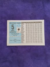 5 Mart 2003 Takvim Yaprağı - Nostaljik Koleksiyonluk Takvim Yaprağı A - 1