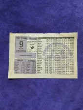 9 Ocak 2002 Takvim Yaprağı - Nostaljik Koleksiyonluk Takvim Yaprağı thumbnail 1