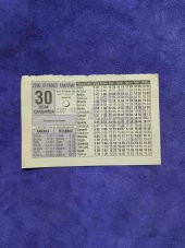 30 Ocak 2002 Takvim Yaprağı - Nostaljik Koleksiyonluk Takvim Yaprağı thumbnail 1
