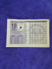 10 Şubat 2002 Takvim Yaprağı - Nostaljik Koleksiyonluk Takvim Yaprağı thumbnail 1