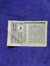 11 Şubat 2002 Takvim Yaprağı - Nostaljik Koleksiyonluk Takvim Yaprağı thumbnail 1