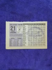 21 Şubat 2002 Takvim Yaprağı - Nostaljik Koleksiyonluk Takvim Yaprağı thumbnail 1