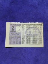 2 Mart 2002 Takvim Yaprağı - Nostalji Koleksiyonluk Takvim Yaprağı thumbnail 1