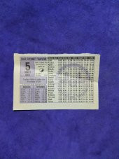 5 Mart 2002 Takvim Yaprağı - Nostalji Koleksiyonluk Takvim Yaprağı thumbnail 1