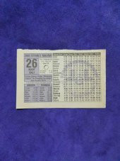 26 Mart 2002 Takvim Yaprağı - Nostalji Koleksiyonluk Takvim Yaprağı thumbnail 1