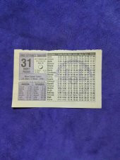 31 Mart 2002 Takvim Yaprağı - Nostalji Koleksiyonluk Takvim Yaprağı thumbnail 1