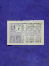 14 Mayıs 2002 Takvim Yaprağı - Nostalji Koleksiyonluk Takvim Yaprağı thumbnail 1