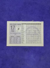 17 Mayıs 2002 Takvim Yaprağı - Nostalji Koleksiyonluk Takvim Yaprağı thumbnail 1