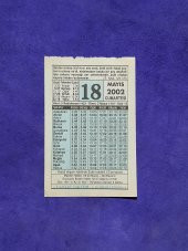 18 Mayıs 2002 Takvim Yaprağı - Nostalji Koleksiyonluk Takvim Yaprağı A thumbnail 1