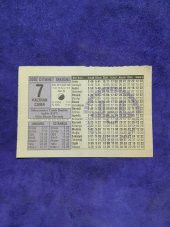 7 Haziran 2002 Takvim Yaprağı - Nostalji Koleksiyonluk Takvim Yaprağı A thumbnail 1