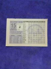 15 Haziran 2002 Takvim Yaprağı - Nostalji Koleksiyonluk Takvim Yaprağı A thumbnail 1