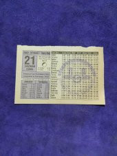 21 Haziran 2002 Takvim Yaprağı - Nostalji Koleksiyonluk Takvim Yaprağı A thumbnail 1