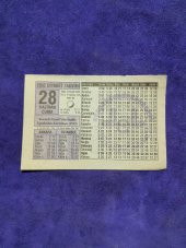 28 Haziran 2002 Takvim Yaprağı - Nostalji Koleksiyonluk Takvim Yaprağı A thumbnail 1