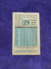 29 Haziran 2002 Takvim Yaprağı - Nostalji Koleksiyonluk Takvim Yaprağı thumbnail 1