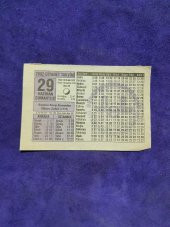 29 Haziran 2002 Takvim Yaprağı - Nostalji Koleksiyonluk Takvim Yaprağı A thumbnail 1