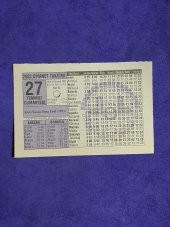 27 Temmuz 2002 Takvim Yaprağı - Nostalji Koleksiyonluk Takvim Yaprağı A thumbnail 1