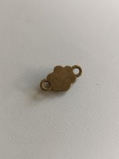 Gül Metal Çinko Alaşım Kolye Ucu 18x3mm 10 Adet - 3