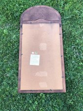Vintage Kubbeli Oyma Desenli Ahşap Çerçeveli Ayna 46x96 cm - The Bombay Company Dekoratif Ayna - 5