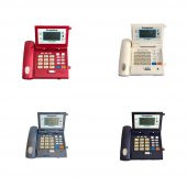 Panaphone KX-T2838LM Kapaklı Masaüstü Kablolu Ev Telefonu (Gri) - 7