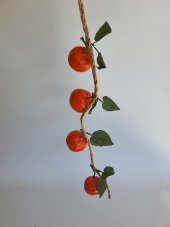 Yapay Mandalina - Dekoratif Dal Meyve Sebze (1 Salkım) - 2