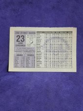 23 Ekim 2002 Takvim Yaprağı - Nostalji Koleksiyonluk Takvim Yaprağı A thumbnail 1