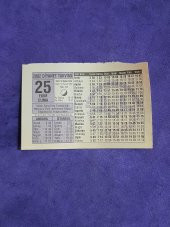 25 Ekim 2002 Takvim Yaprağı - Nostalji Koleksiyonluk Takvim Yaprağı A thumbnail 1