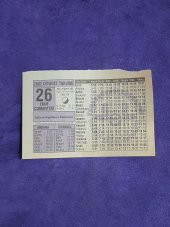 26 Ekim 2002 Takvim Yaprağı - Nostalji Koleksiyonluk Takvim Yaprağı A thumbnail 1