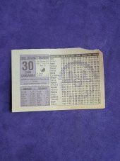 30 Ekim 2002 Takvim Yaprağı - Nostalji Koleksiyonluk Takvim Yaprağı A thumbnail 1