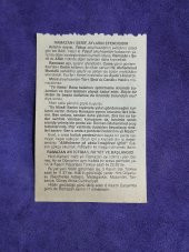 3 Kasım 2002 Takvim Yaprağı - Nostalji Koleksiyonluk Takvim Yaprağı A thumbnail 1