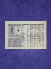 6 Ekim 2002 Takvim Yaprağı - Nostalji Koleksiyonluk Takvim Yaprağı A thumbnail 1