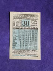 30 Eylül 2002 Takvim Yaprağı - Nostalji Koleksiyonluk Takvim Yaprağı thumbnail 1