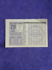 20 Eylül 2002 Takvim Yaprağı - Nostalji Koleksiyonluk Takvim Yaprağı A thumbnail 1