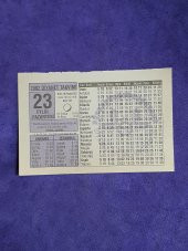 23 Eylül 2002 Takvim Yaprağı - Nostalji Koleksiyonluk Takvim Yaprağı A - 1