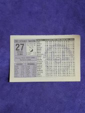 27 Eylül 2002 Takvim Yaprağı - Nostalji Koleksiyonluk Takvim Yaprağı A thumbnail 1