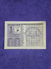 1 Ekim 2002 Takvim Yaprağı - Nostalji Koleksiyonluk Takvim Yaprağı A thumbnail 1